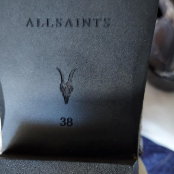 NWOB All Saints Naomi bootie, brown/black/white snake, 38 - Picture 5 of 6